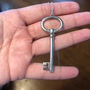 925 key necklace